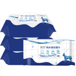 爱肤佳（aifujia）含75%酒精湿巾80片 杀菌湿巾 湿纸巾 卫生湿巾 消毒湿巾 酒精棉片 【80抽大包装】3包 