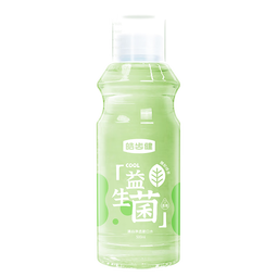 皓齿健益生菌清焱净透漱口水500ml(馥郁绿茶)  0酒精 清新口气 清洁净澈 
