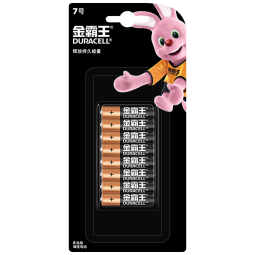 金霸王(Duracell)7号电池8粒装碱性七号干电池适用于便携体温计/耳温枪/血糖仪/无线鼠标/遥控器等