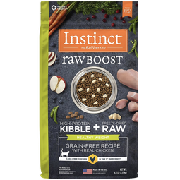 INSTINCT天然百利猫粮进口生鲜冻干低卡减重控体健美成猫粮 原食生鲜 控制体重 4.5磅/2kg 