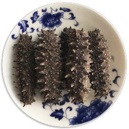 皇纯大连淡干海参干货 50g 6-10只御品 底播辽刺参 特产简装
