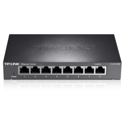 普联（TP-LINK） 8口千兆交换机 企业级交换器 监控网络网线分线器 分流器 金属机身 TL-SG1008D