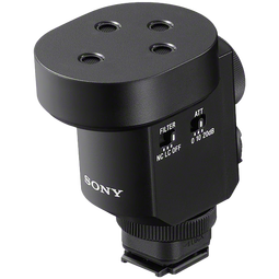 索尼（SONY） ECM-M1数字音频麦克风 8种收音模式 超轻超小 立体声音效 相机麦克风 机顶枪型麦克风 直播