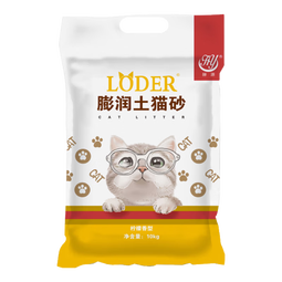 【喵星人都用它】内蒙原产膨润土猫砂除臭锁味不沾底易结团无粉尘 10KG膨润土猫砂 柠檬味