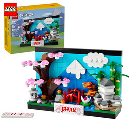 乐高（LEGO）9岁+创意城市明信片益智拼装积木儿童玩具生日礼物 40713日本明信片