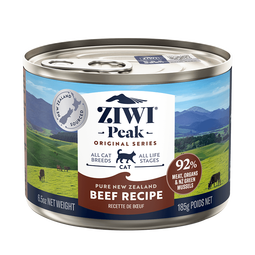 滋益巅峰（ZIWI）猫主食罐头185g牛肉味主食湿粮成猫幼猫通用新西兰原装进口
