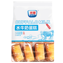 光明（Brilliant）水牛奶蛋糕健康早餐面包吐司休闲零食儿童营养代餐点心下午茶 水牛奶蛋糕*1包410g 