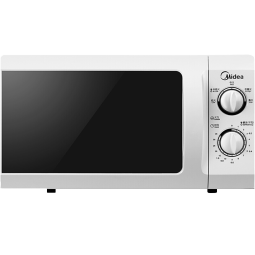 美的（Midea）快捷微波炉 家用小型 360°转盘加热 旋钮操控 易洁内胆（M1-L213B） 