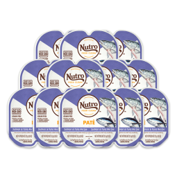 美士（Nutro）进口一分为二猫主食餐盒三文鱼吞拿鱼75g*12赏味期至26年5月 