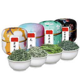 悠茗山四大绿茶罐装2025新茶明前碧螺春毛尖云雾茉莉绿茶组合茶叶自己喝 精选罐装四大绿茶组合 200g*1件