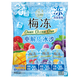 溜溜梅 电解质冰沙 300g 果冻天然梅冻 棒冰雪糕冰淇淋冷饮冰品0脂肪 