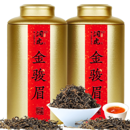 润虎茶叶金骏眉500g武夷红茶养胃自己喝2025新茶礼盒装送礼长辈 