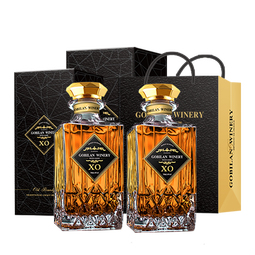 歌雅伦酒庄xo白兰地洋酒40度配礼盒礼赠首选 尊钻xo 700mL 2瓶 