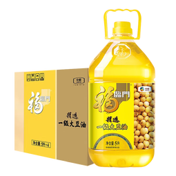 福临门食用油 精选一级大豆油5升*4植物油 中粮出品