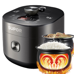 苏泊尔（SUPOR）【国家补贴】全自动智能预约电压力锅5L家用蒸笼上蒸下煮球釜双胆50FC9081Q电饭煲高压锅4-6人