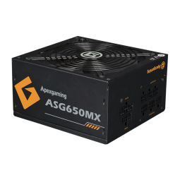 艾湃电竞（Apexgaming）ASG650MX 额定650W 台式机电源（80PLUS金牌/全模组/全日系电容）