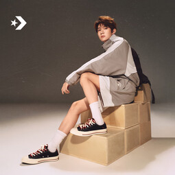 匡威（Converse）【王源同款】匡威官方 1970S男女七夕双鞋带低帮板鞋黑色A16577C A16577C 35