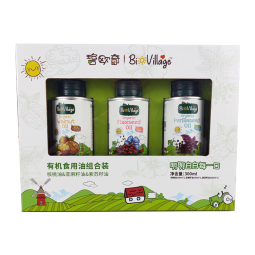 碧欧奇有机儿童辅食用油310ml (核桃油+亚麻籽油+紫苏籽油)滴管控量
