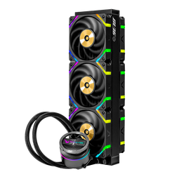 瓦尔基里(VALKYRIE）GL36 AMG VK 一体式CPU水冷散热器 支持LGA1700 38MM厚水排 6把X12-3000正反叶  