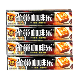 雀巢 咖啡乐 拿铁味硬糖条装36g含9颗 零食糖果 开车熬夜办公室提神 