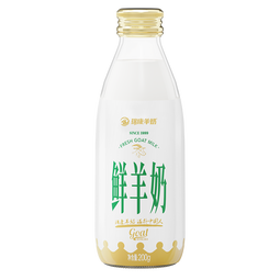瑞康羊奶瑞康鲜羊奶200ml*5玻璃瓶纯鲜羊奶脱膻儿童中老年小分子早餐奶 鲜羊奶5瓶【当天生产】顺丰发货 