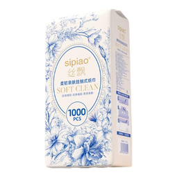 丝飘国风悬挂式抽纸5层加厚家用整箱实惠装方便卫生纸餐巾纸纸抽 5层 1000张*10提