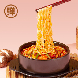 今麦郎方便面泡面袋装 香锅面麻辣牛肉味速食宵夜五连包120g*5袋