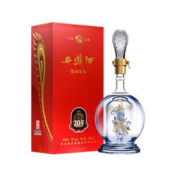 西凤酒 20年45度品鉴酒海窖龄 500mL单瓶装 凤香型白酒 婚庆宴请送礼