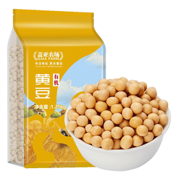 盖亚农场（Gaia Farm） 有机黄豆 非转基因 有机黄豆 豆浆豆 五谷杂粮 1250g