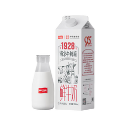 卫岗1928南京牛奶厂鲜牛奶牛乳屋顶950ml 低温奶巴氏杀菌