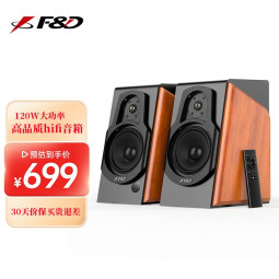 奋达（F&D） R60BT Pro蓝牙音箱台式家用桌面低音炮电脑台式HiFi2.0有源木质音响电脑音箱 R60BT Pro【经典之作】 