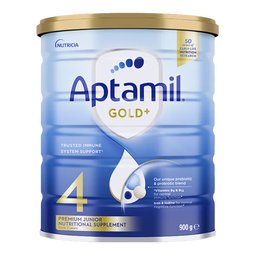 爱他美（Aptamil）澳洲金装新西兰原装进口 DHA婴幼儿配方牛奶粉经典版900g 4段1罐（2岁以上） 27年2月到期 