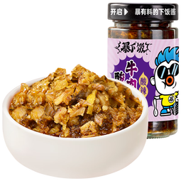 吉香居（JI XIANG JU）暴下饭 酸菜牛肉酱香菇牛肉酱 拌面拌饭酱下饭酱酸辣 暴下饭酸菜牛肉酱200g*1 
