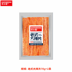 开小差老式大辣片70g儿时怀旧童年香辣休闲零食 70g*1 