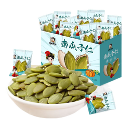 贵妃驾到南瓜子仁独立包装原味无壳免剥优选大颗粒休闲零食50包/箱500g 优选南瓜子 