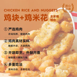 大希地鸡米花空气炸锅食材炸鸡上校鸡块鸡翅原味黑椒油炸小吃源头直发 鸡米花1袋+上校鸡块1袋 共 500g 