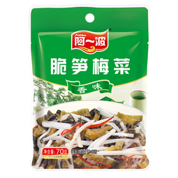 阿一波 酱菜脆笋梅菜70克*10包 下饭菜拌面配粥即开即食 香味70克*10袋 