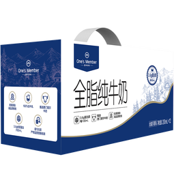 1号会员店（OM） 3.6g蛋白纯牛奶 200ml*12盒 礼盒装 中秋送礼 