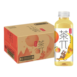 农夫山泉茶π茶派果味茶饮料茶兀 原茶萃取天然果汁 多种规格多种口味 蜜桃乌龙茶【500ml*15瓶】 