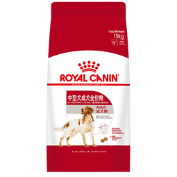 皇家（ROYAL CANIN）狗粮M25 SMA25中型犬狗粮 12月龄以上 全价粮 M25中型成犬粮15KG