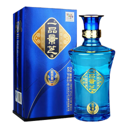 景芝一品景芝 芝麻香型高度白酒 婚宴喜酒 52度 500mL 1瓶 蓝淡雅 单支装
