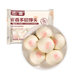 华田禾邦手工老面麦香千层馒头 1.2kg 12个装 山东呛面馒头速食早餐半成品