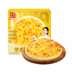 幸福西饼 浓香榴莲披萨170g*5盒 6英寸 自烤儿童早餐半成品空气炸锅食材