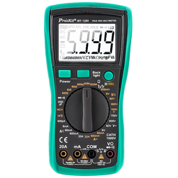 宝工（Pro'sKit）MT-1280数字万用表 真有效值数显防烧万能表 电容表 3 5/6