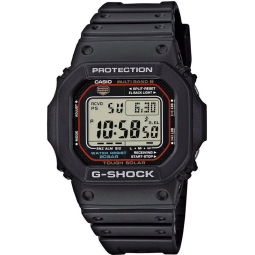 卡西欧（CASIO）G-SHOCK系列小红圈小方块系列太阳能电波防水防震手表送礼推荐 小红圈GW-M5610U-1太阳能+电波