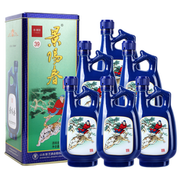 景阳春景芝白酒 如意山东酒 浓香型小老虎  39度 500mL 6瓶 整箱装