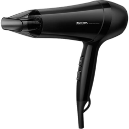 飞利浦（PHILIPS）电吹风机家用大功率恒温护发吹风筒 七夕情人节礼物 1800w六档调节恒温护法-炫酷黑普通装