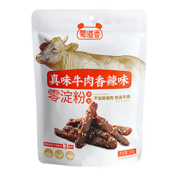 蜀道香 真味牛肉干 烧烤味88g 四川特产 肉干肉脯 休闲零食 0添加淀粉