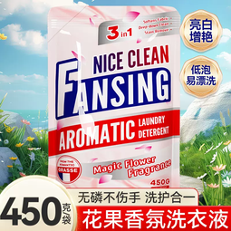 浣馨香氛洗衣液 护理护色深层洁净持久留香去渍 【花果香氛】450g*1袋
