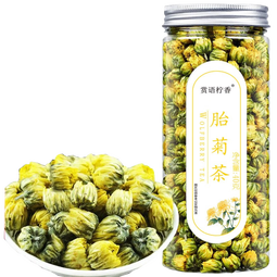 赏语柠香胎菊花  桐乡胎菊杭白菊花蕾泡水喝的花草茶可搭枸杞决明 40g